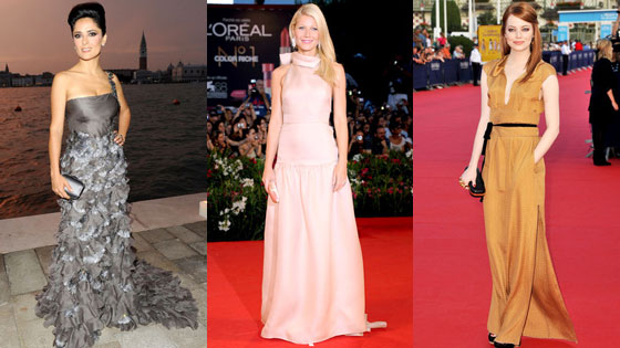 Salma Hayek, Gwyneth Paltrow, Emma Stone Salma Hayek, Gwyneth Paltrow, Emma Stone
